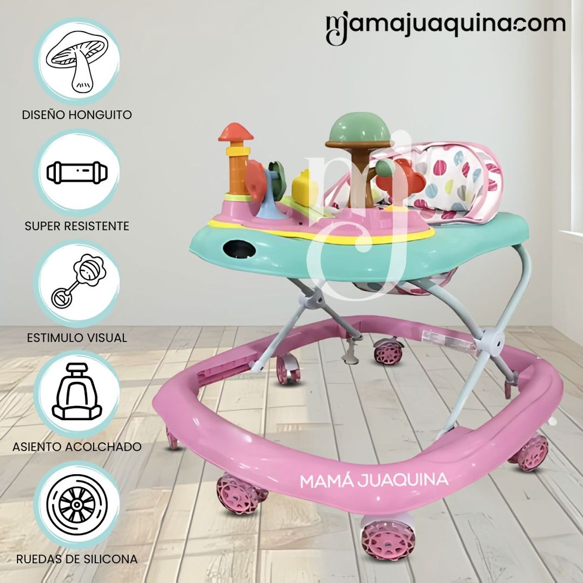 CONFORT - Andador Musical Confort Kids «HONGUITO» Turquoise