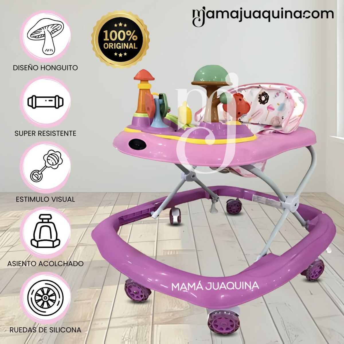 CONFORT - Andador Musical Confort Kids «HONGUITO» Pink