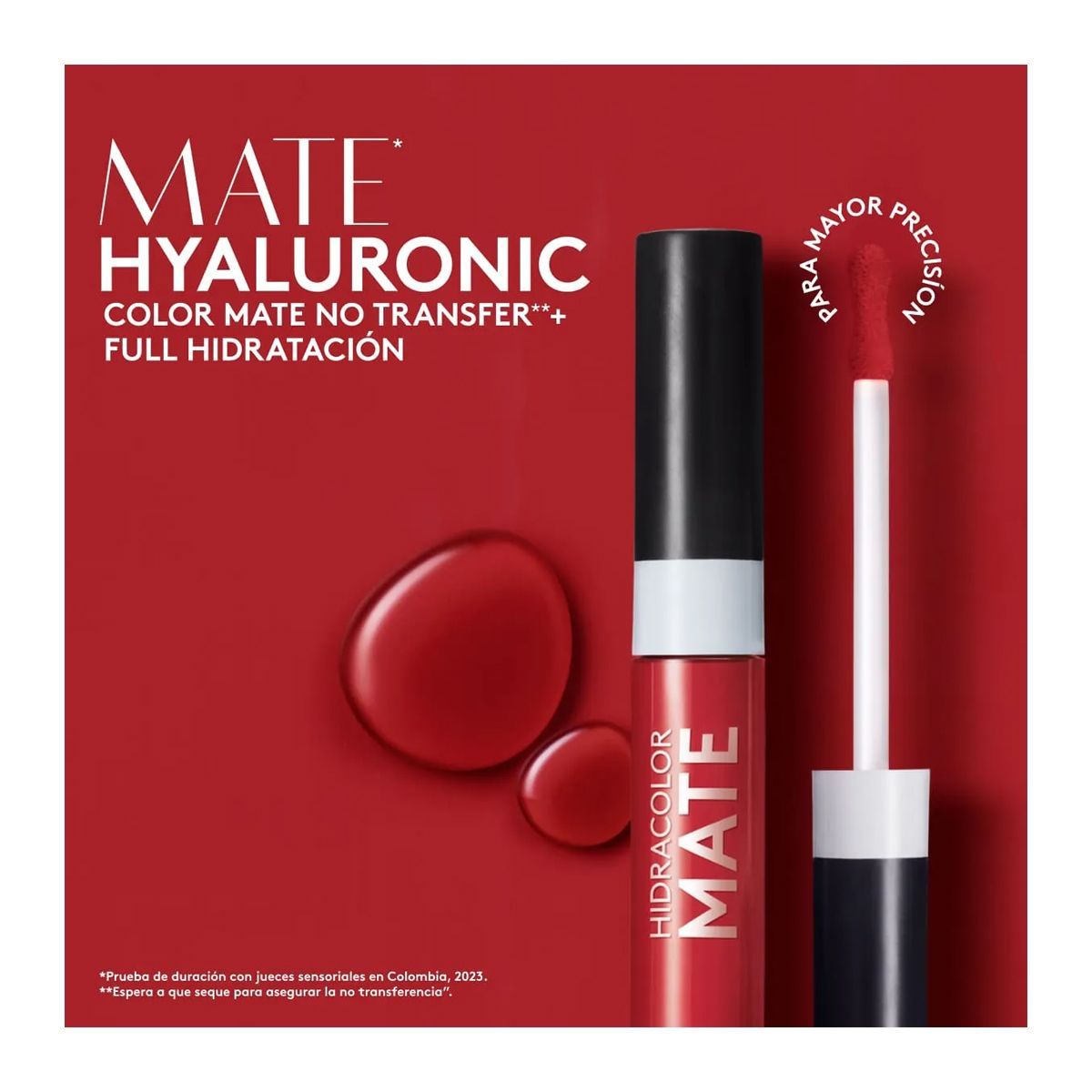 ESIKA - Labial Líquido Rojo Vintage Hidracolor Mate