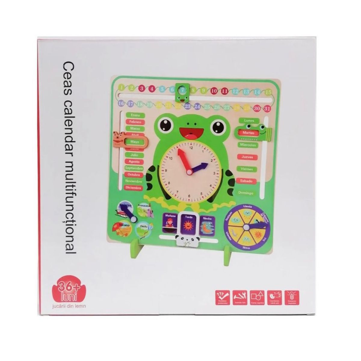 GENERICO - JUEGO EDUCATIVO CALENDARIO RANITA MONTESSORI