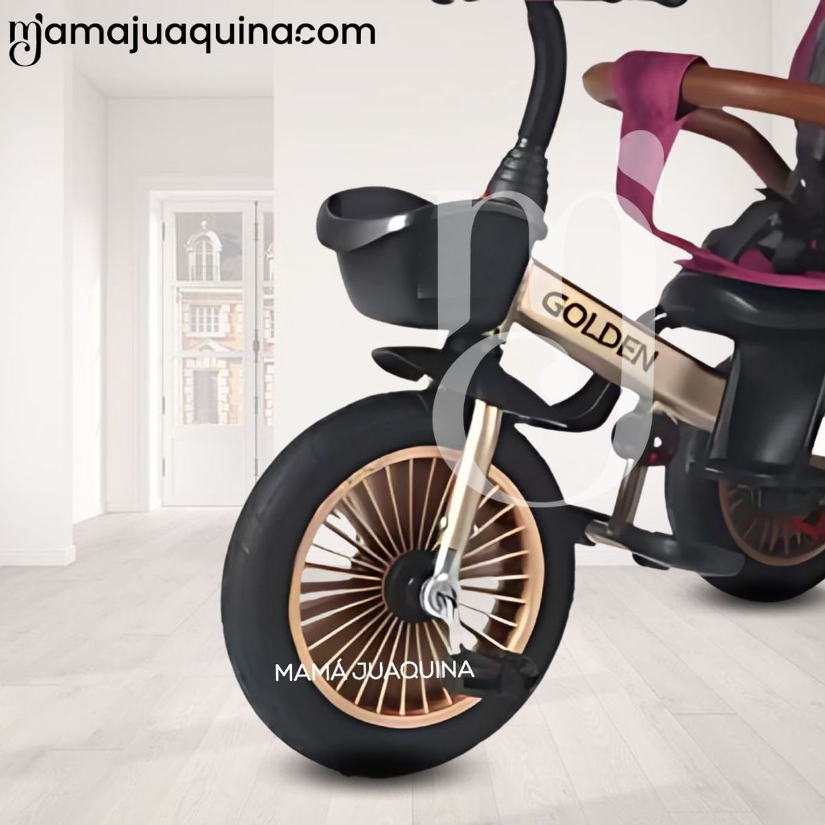 VOYAGE - Triciclo Giratorio Voyage «GOLDEN II NEW» Purple