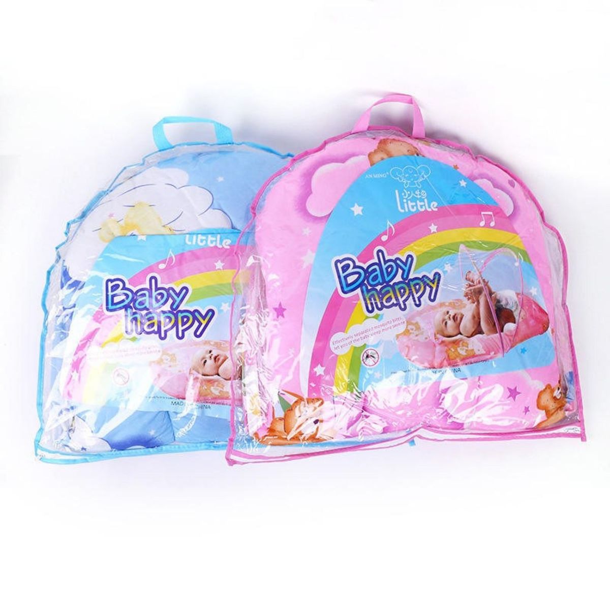 GENERICO - Cuna con Mosquitero para Bebe Osita