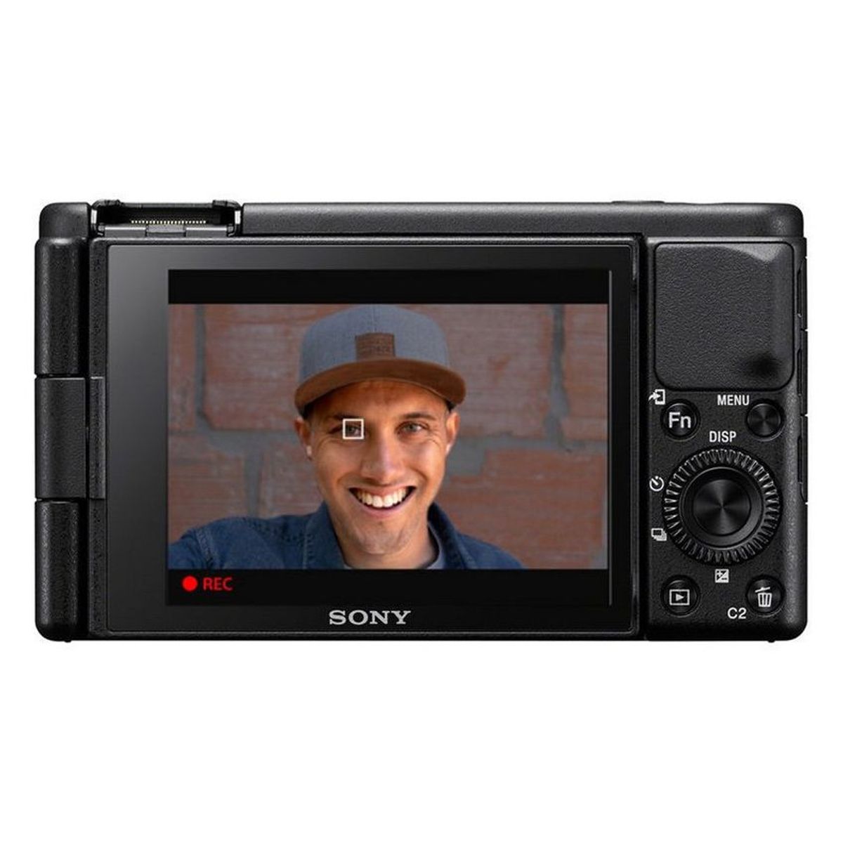 SONY - Sony Vlog compact camera ZV-1 Negro