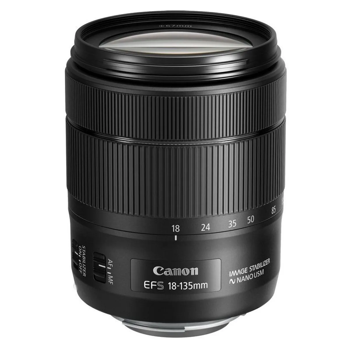 CANON - Canon EF-S 18-135mm f/3.5-5.6 IS USM Lens - Negro