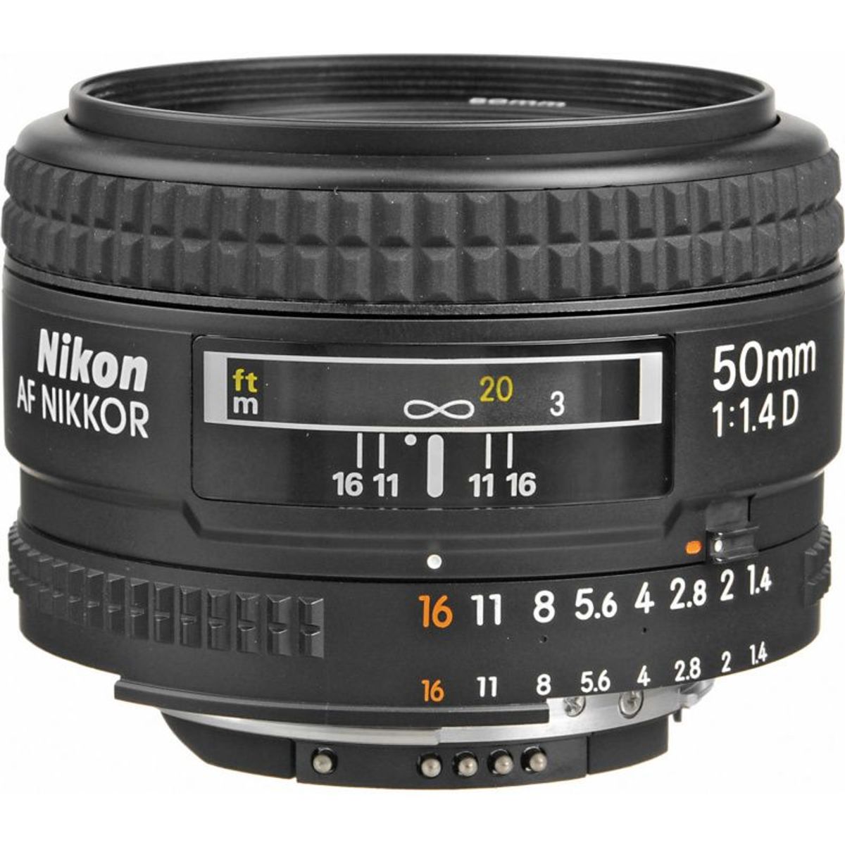 NIKON - Nikon AF 50 mm f/1.4D Lente Negro