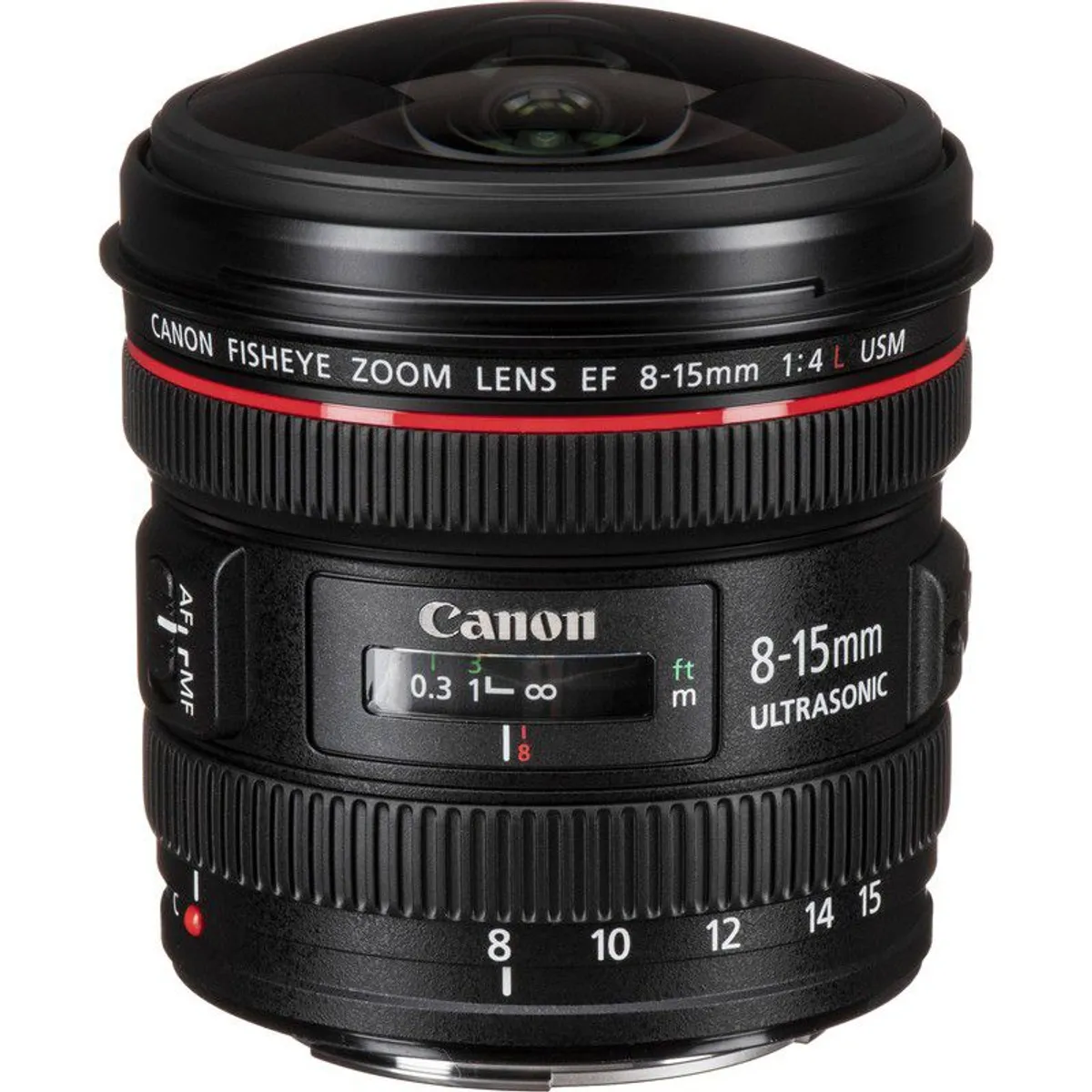 CANON - Canon EF 8-15mm f4L Fisheye USM Lens - Negro