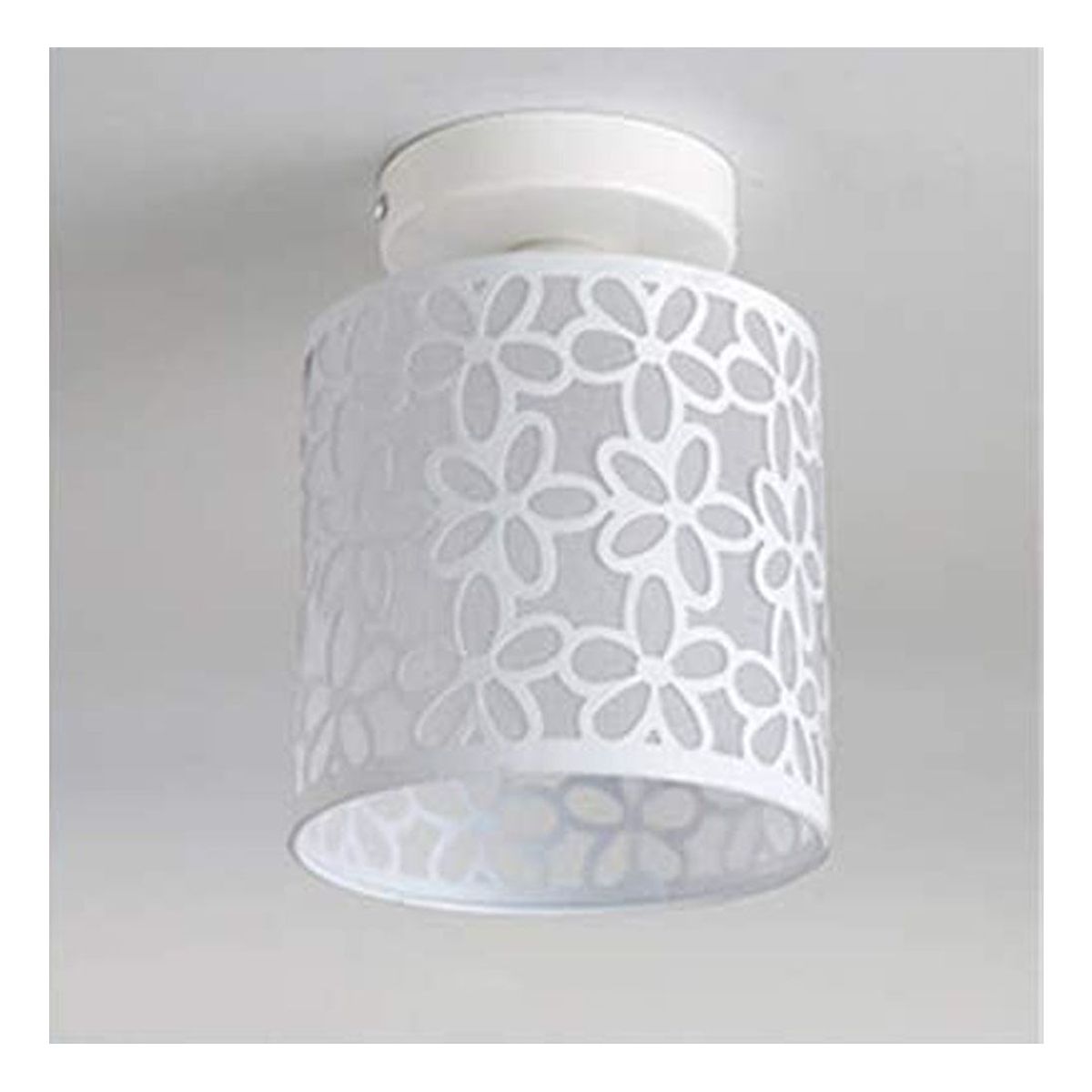 HOME NEAT - Lámpara de techo Moderno Hierro Casquillo E27 Blanco