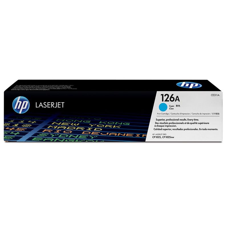 HP - Cartucho Toner Hp 126A Cian Laserjet Pro C1025 Original