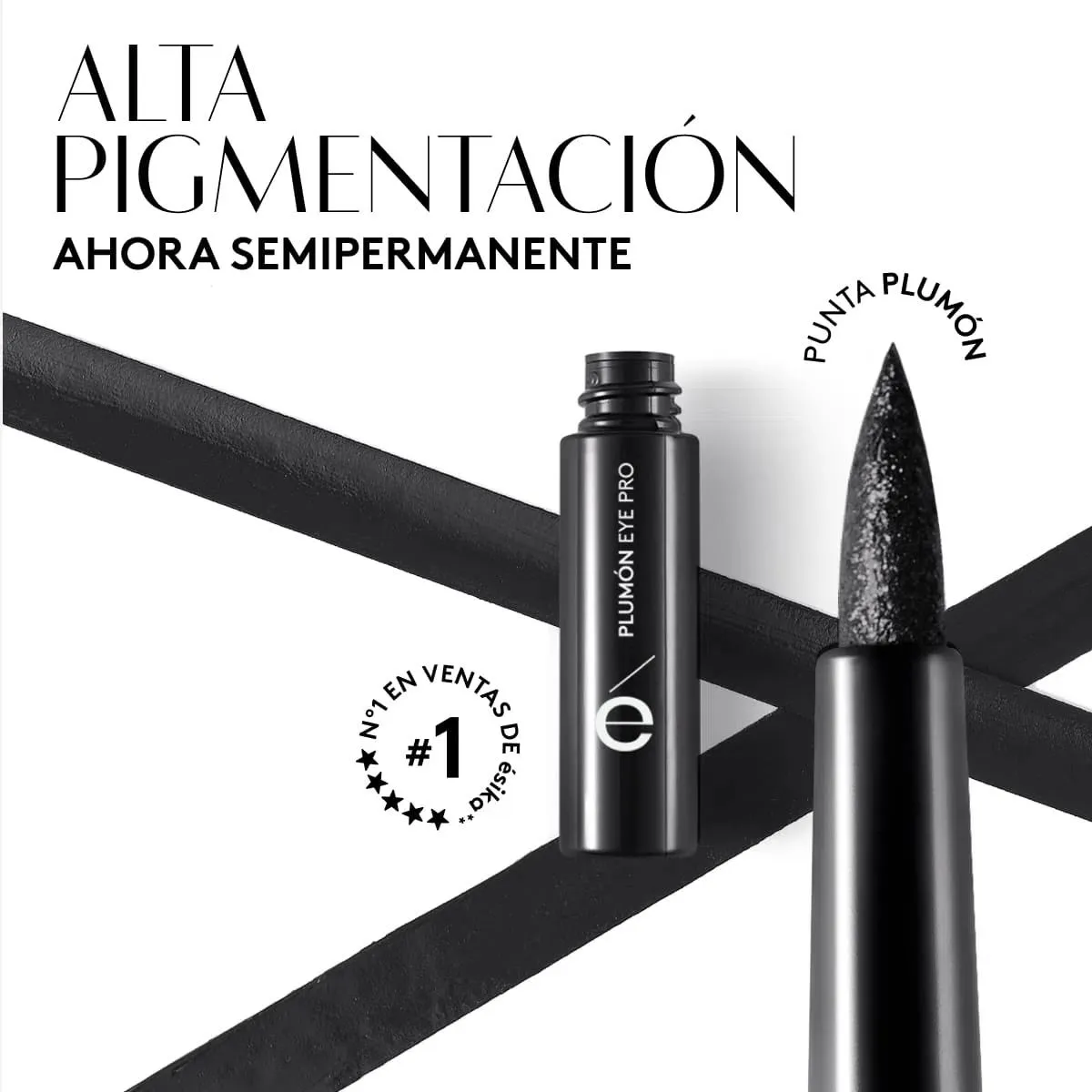 ESIKA - Delineador de Ojos Punta Plumón EYE PRO Esika Negro Extremo