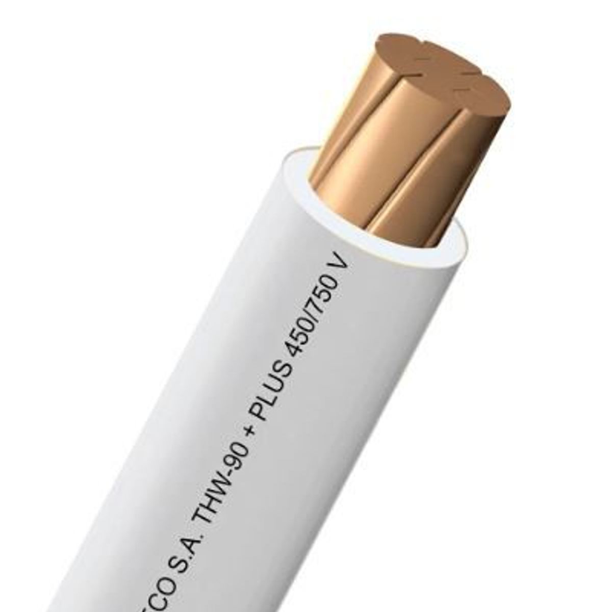 INDECO - CABLE THW-90 PLUS 450/750V 14 AWG INDECO - Blanco - 100 Metros