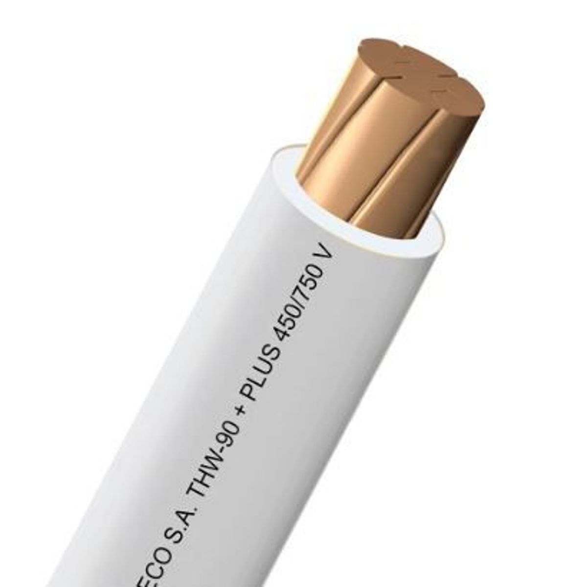 INDECO - CABLE THW-90 PLUS 450/750V 14 AWG INDECO - Blanco - 100 Metros