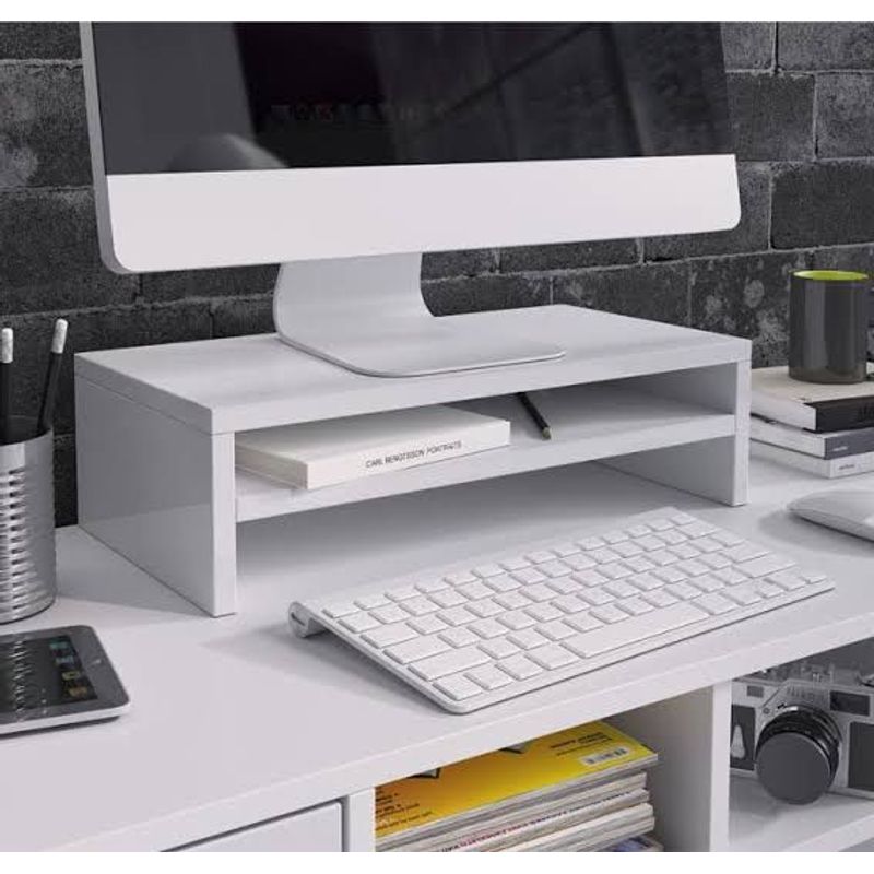 AMUEBLE - Base Soporte para monitores Gold BLC Pedestal Repisa para monitores