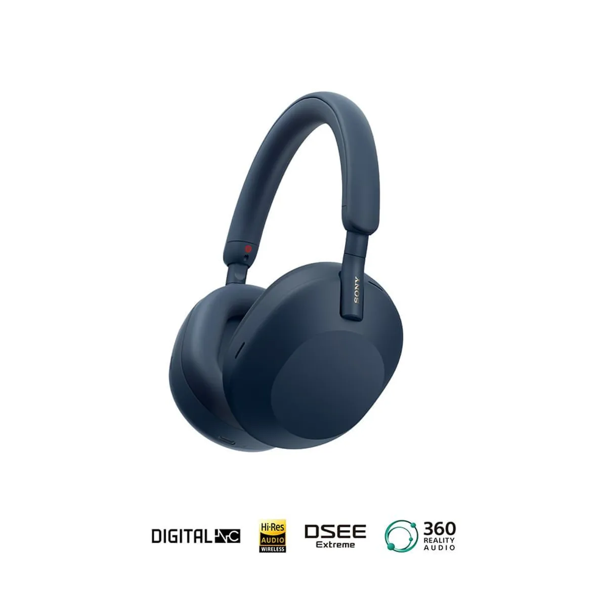 SONY - Sony Audífonos Bluetooth WH-1000XM5 Noise Cancelling Azul