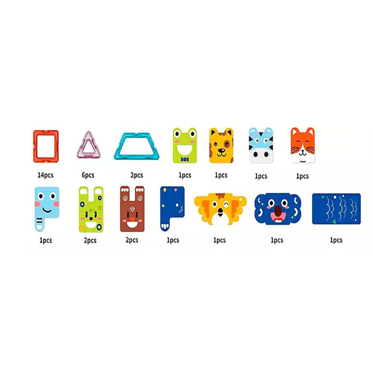 GENERICO - Juguete Educativo Bloques Magnéticos 35 Pcs