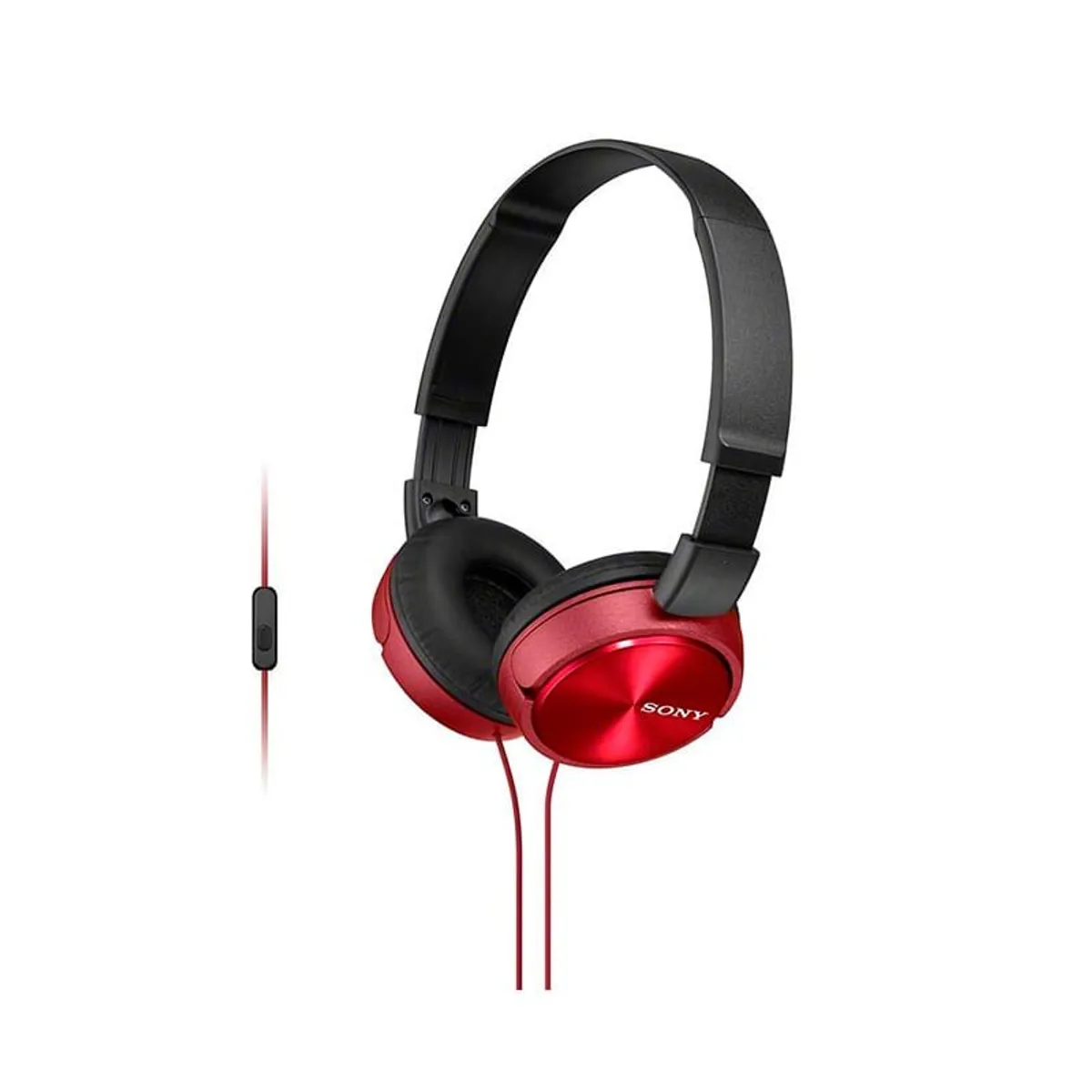 SONY - Sony Audífonos MDR-ZX310AP On Ear con Micrófono Rojo