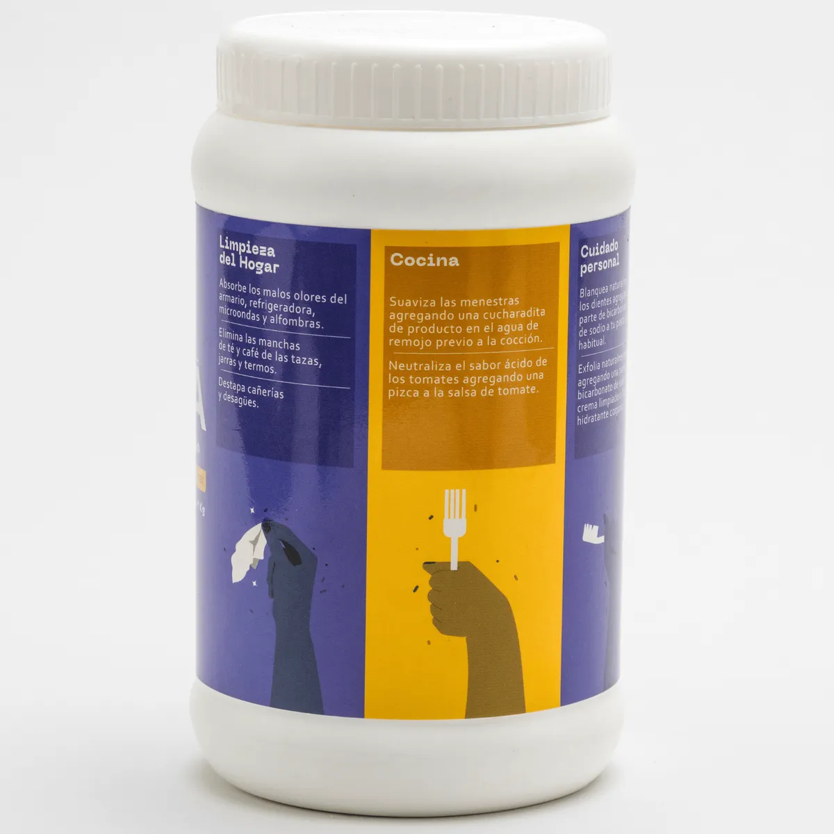 BINA - Bicarbonato de Sodio Premium grado alimenticio multiusos