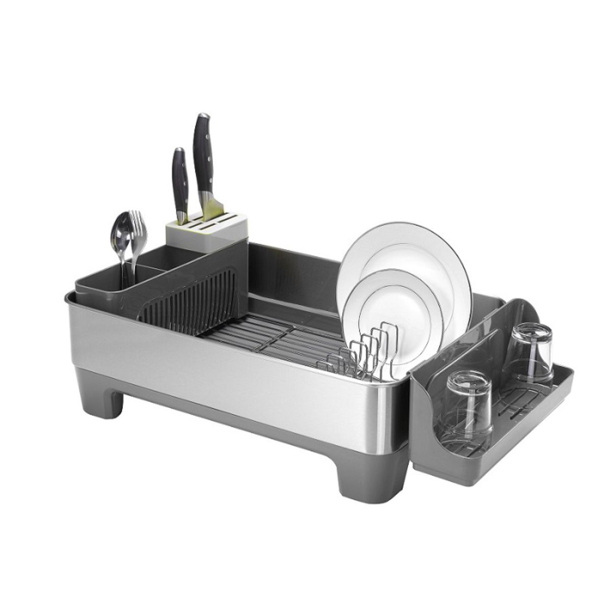 EKO - Escurridor de platos acero EKO Regal gris