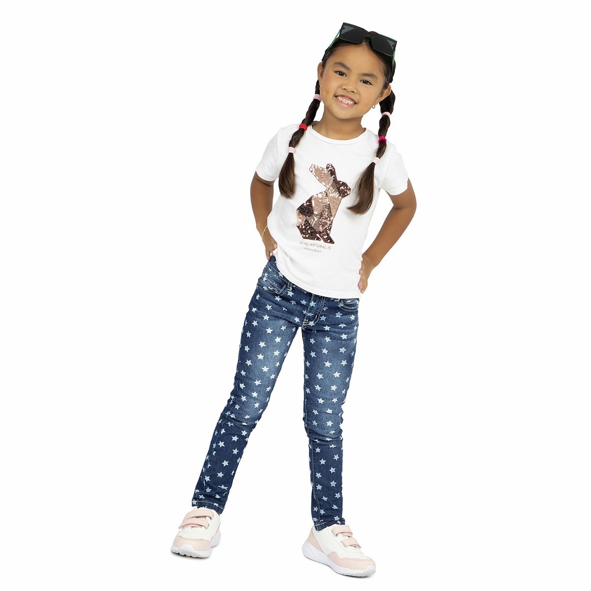 COTTON'S JEANS - Jean Slim Niña Cottons Jeans Estrella Azul