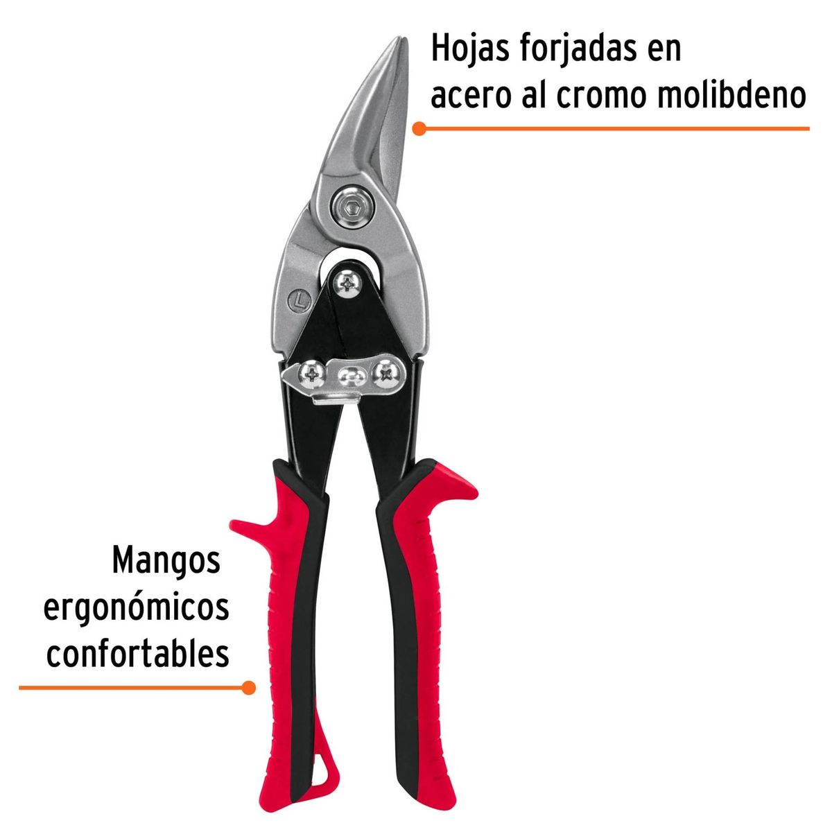 TRUPER - Tijera de aviación drywall corte izquierdo Truper