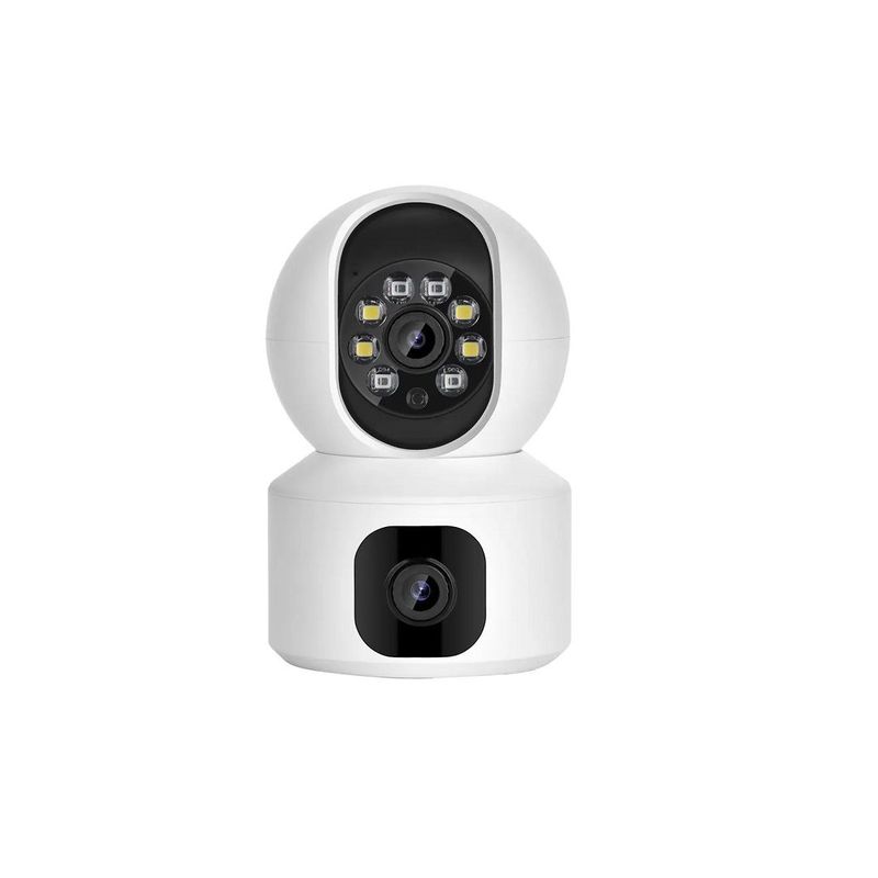 GENERICO - Cámara Interior VESAFE 1080P HD WiFi vigilancia detección movimiento doble lente