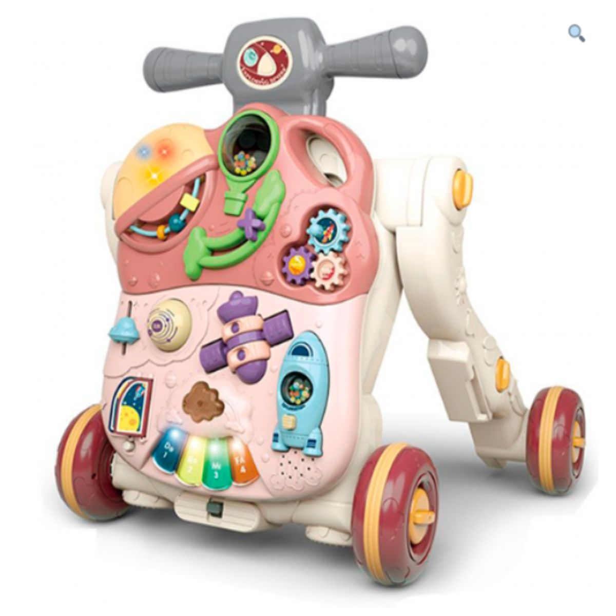 GENERICO - Andador Multifuncional 5 en 1 Rosada