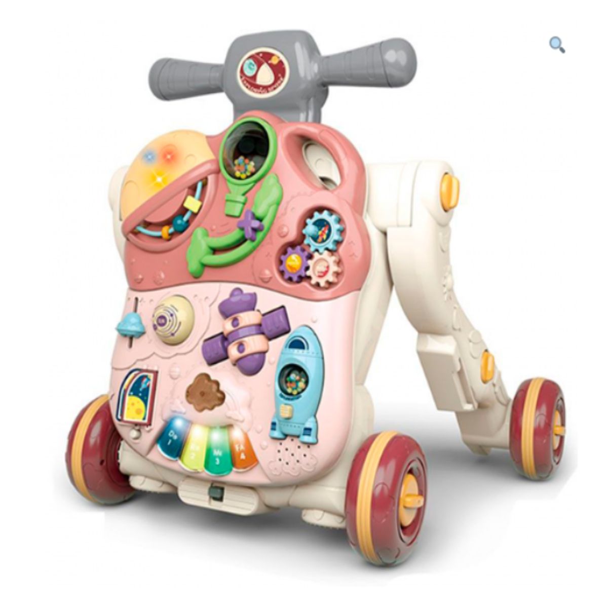 GENERICO - Andador Multifuncional 5 en 1 Rosada