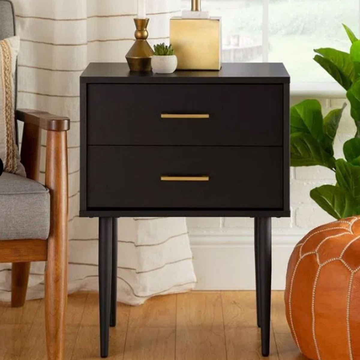 VENTITAS HOME - Velador Vintage Cala Ventitas Perú Negro