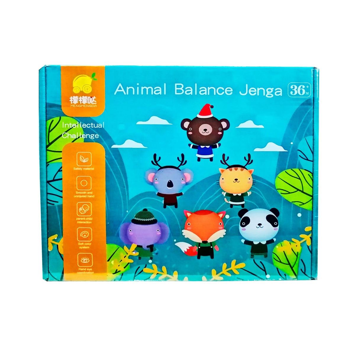 GENERICO - Juego Jenga educativa para niños de animales