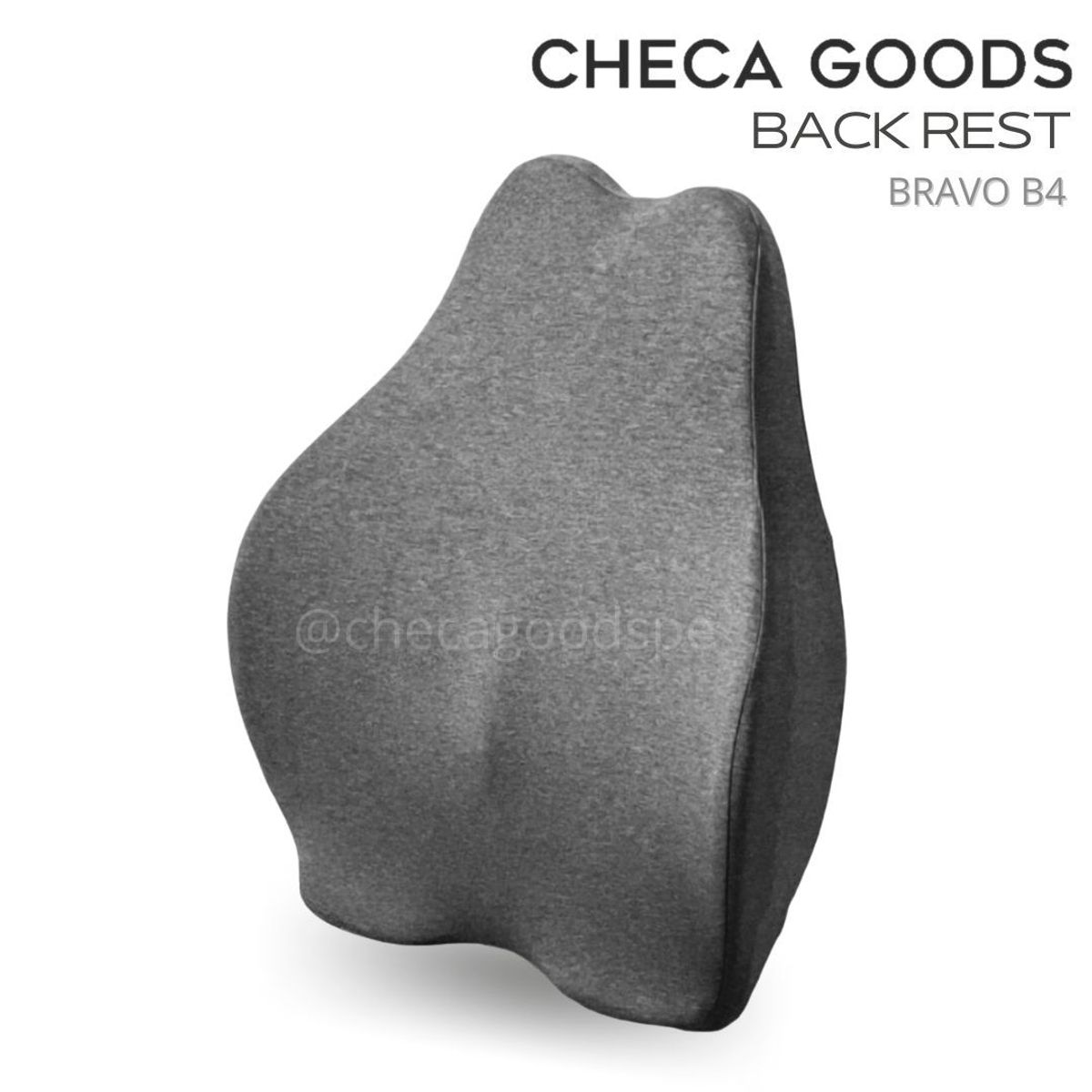 CHECAGOODS - Respaldar para cuidado de Espalda Ergonómico Checa Goods B4 Gris