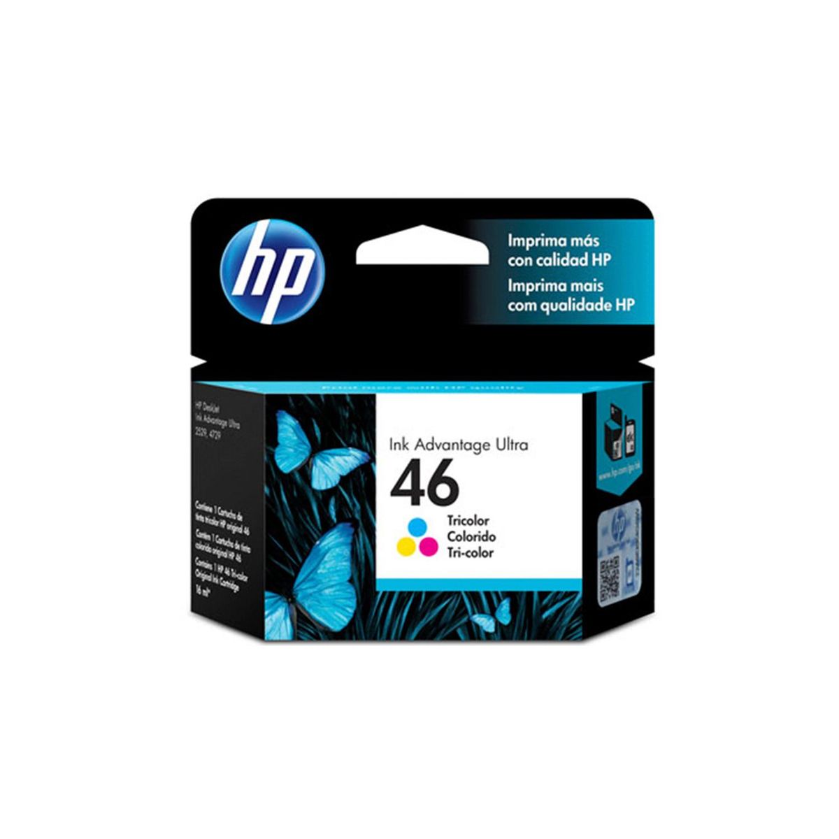 HP - Cartucho Tinta Hp 46 Tricolor Deskjet Ink 2020 2520 Original