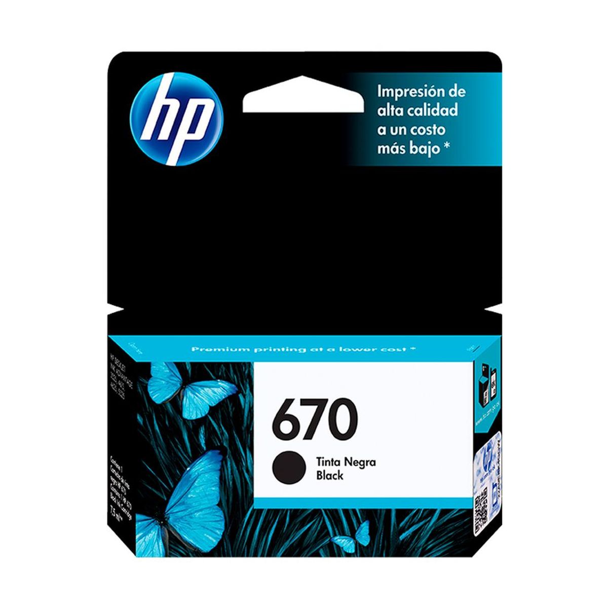 HP - Cartucho Tinta Hp 670 Negro Deskjet Ink Advantage 3525