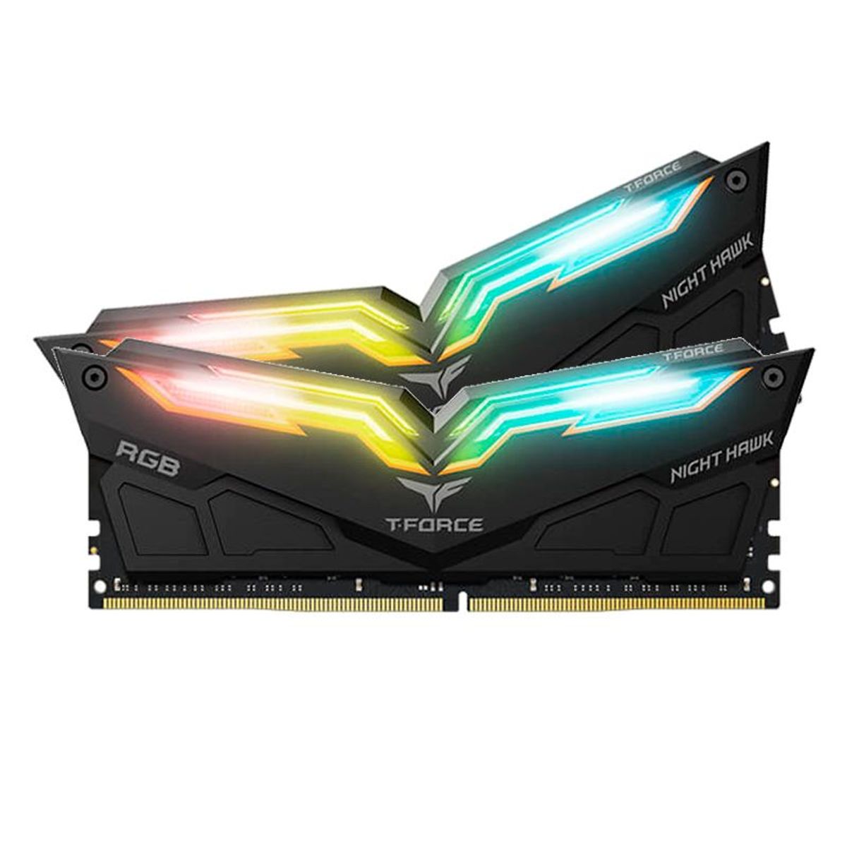 TEAMGROUP - Memoria Ram TG T-Force Night Hawk (2 x 16GB) RGB, 32GB, DDR4 3600 MHz