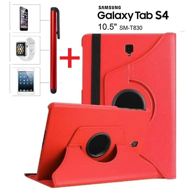 GENERICO - Funda Giratoria 360° y Lapiz Optico para Samsung Tab S4 10.5 SM-T830