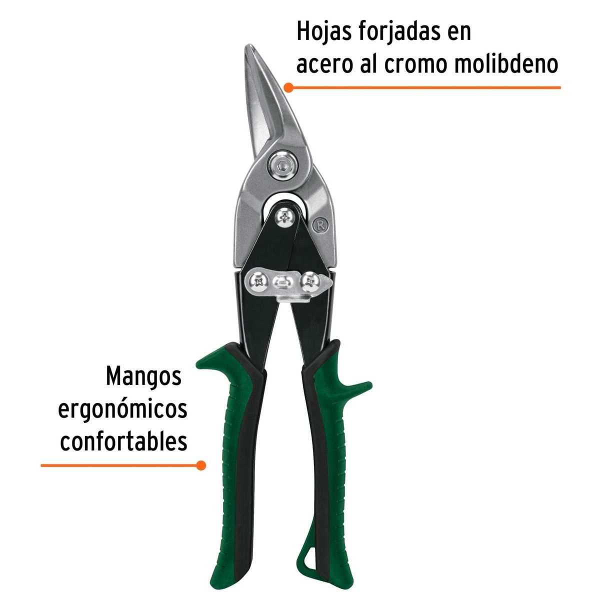 TRUPER - Tijera de aviación drywall corte derecho Truper