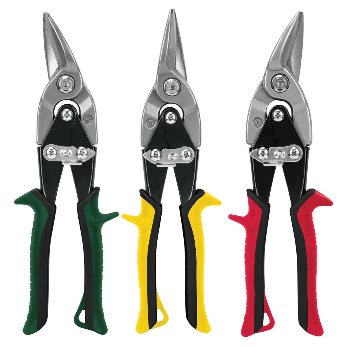 TRUPER - kit tijeras de aviación drywall corte derecho recto izquierdo