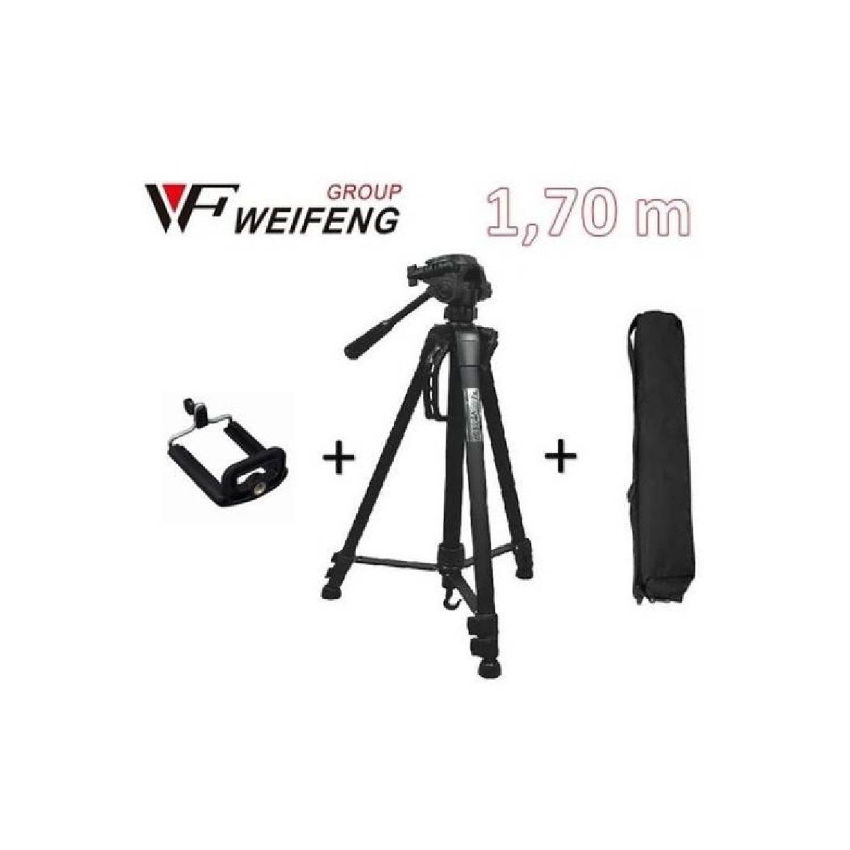 WEIFENG - Tripode Weifeng 170 Adaptador Para Celular Funda