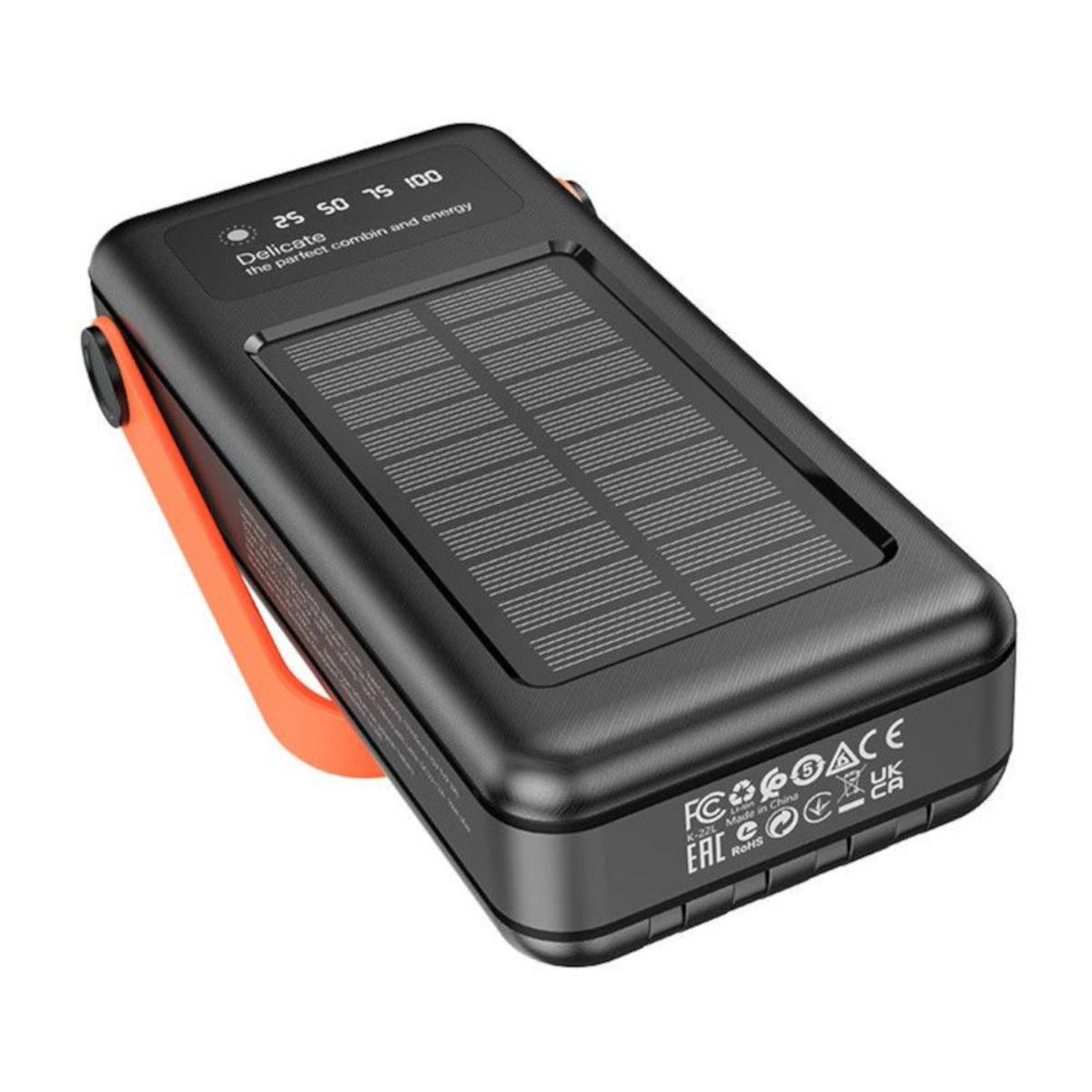 HOCO - Power Bank Solar 12 en 1 Hoco DB33 Plus de 30000 mAh