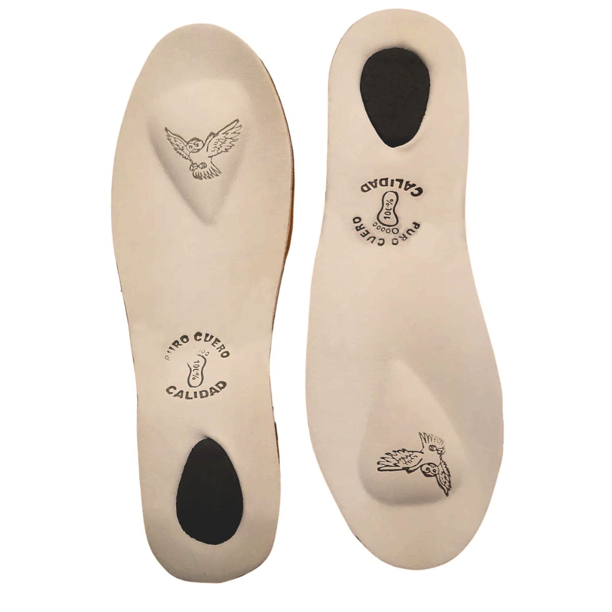 GENERICO - Plantilla espolón calcáneo acolchado cuero antitranspirante