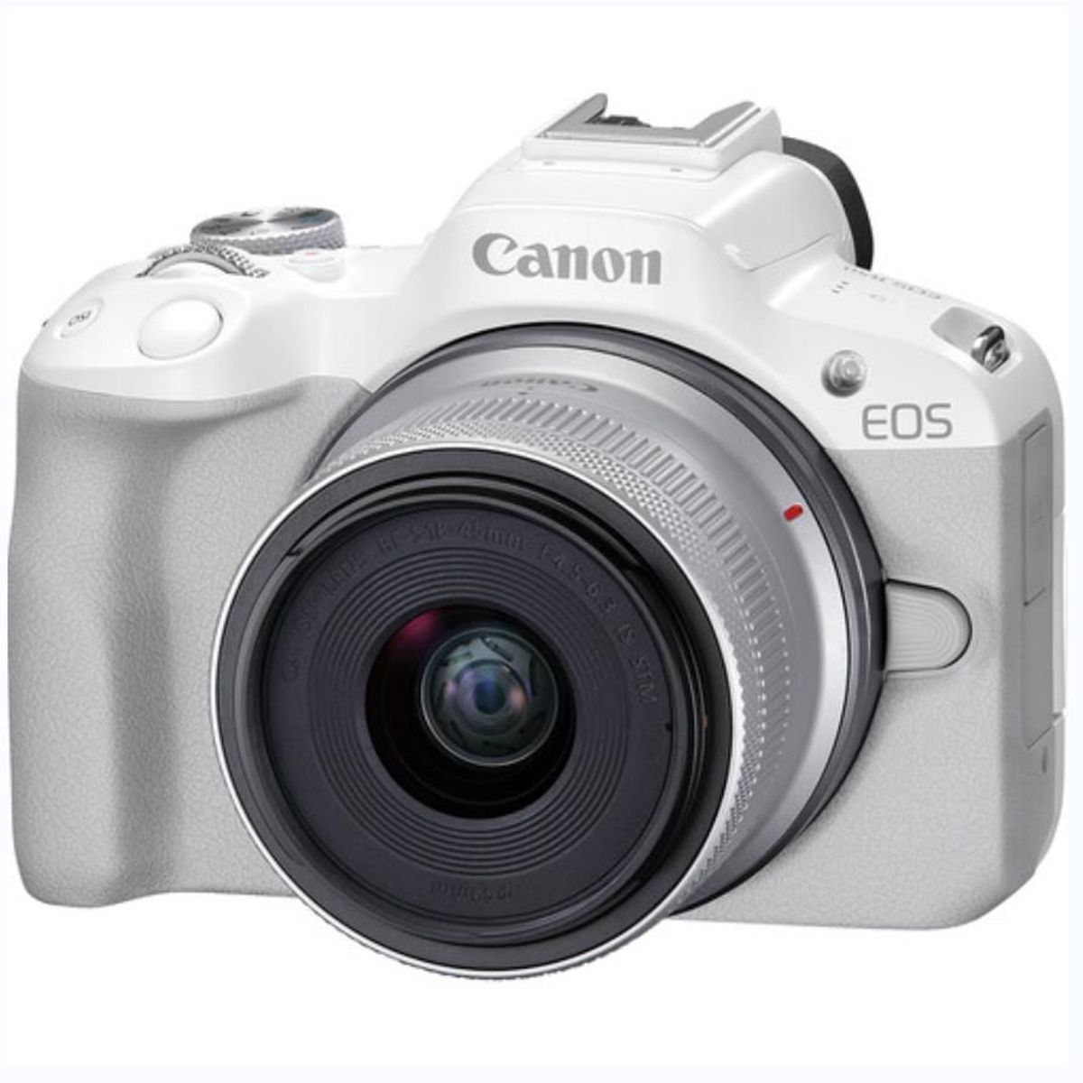 CANON - Canon EOS R50  RF-S 18-45 mm F45-63 IS STM Blanco