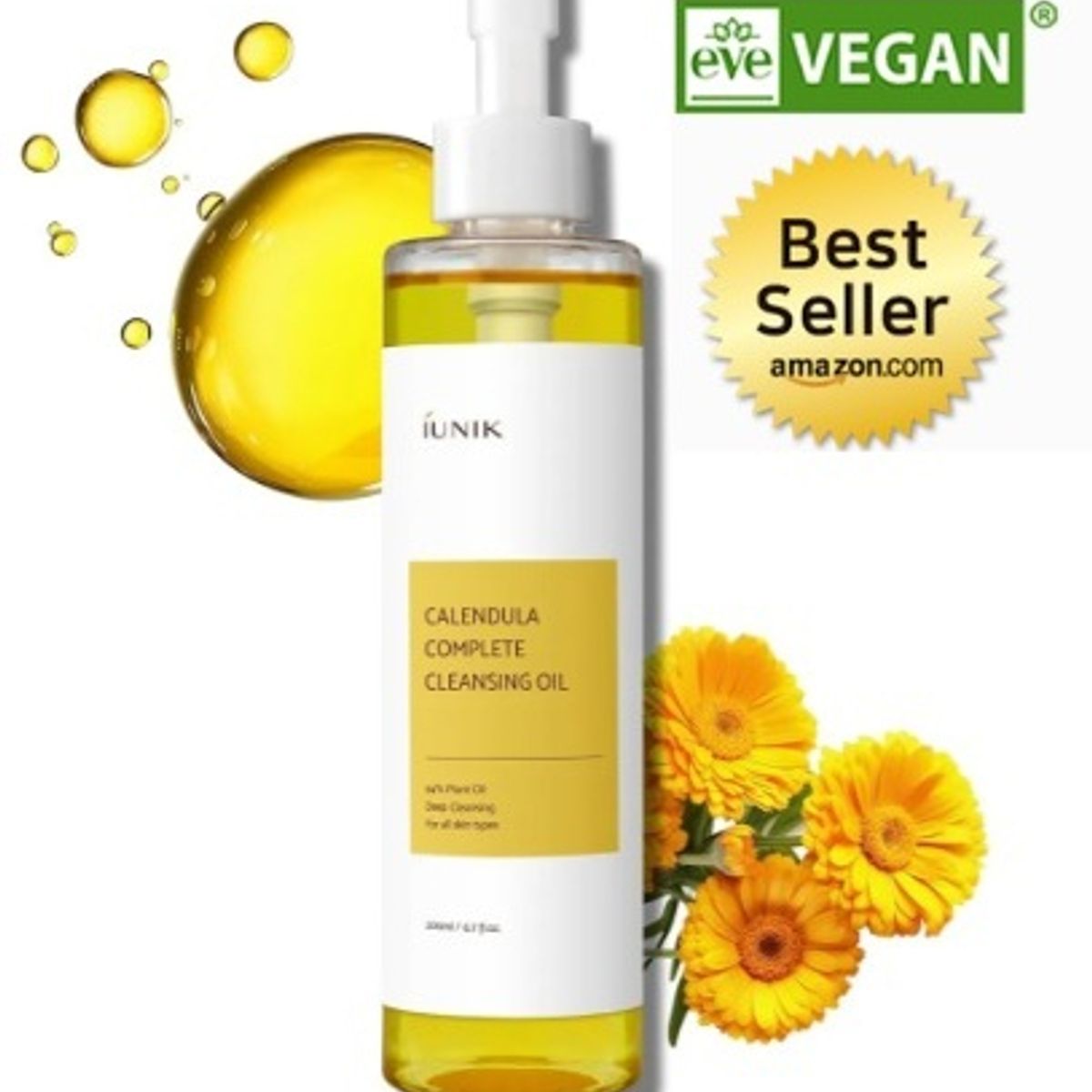 BEAUTY OF JOSEON - iUNIK 200mL Aceite limpiador de caléndula Cleansing Oil