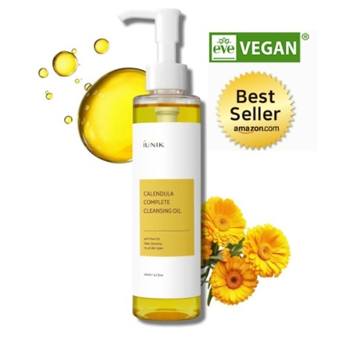 BEAUTY OF JOSEON - iUNIK 200mL Aceite limpiador de caléndula Cleansing Oil