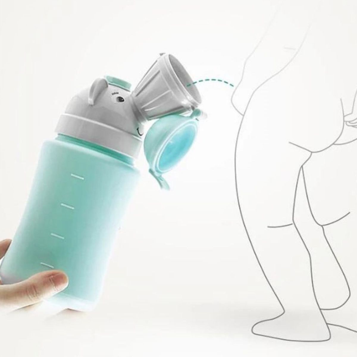 GENERICO - Urinario Portatil Niño Celeste