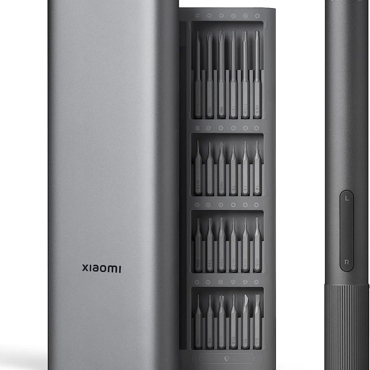 XIAOMI - Destornillador Xiaomi Eléctrico 24 en 1, Estuche Magnetico Case Alumi.