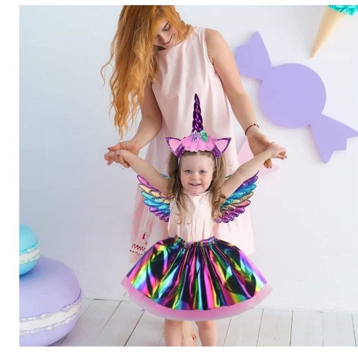 GENERICO - Disfraz unicornio con Alas de Angel