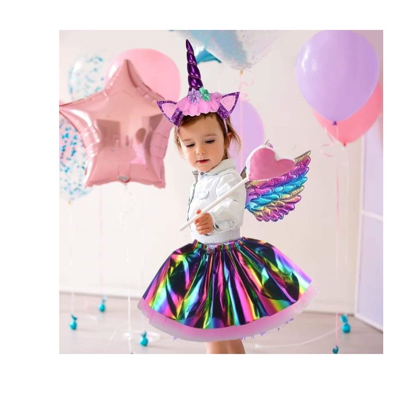 GENERICO - Disfraz unicornio con Alas de Angel