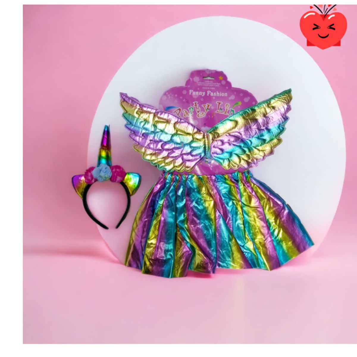 GENERICO - Disfraz unicornio con Alas de Angel