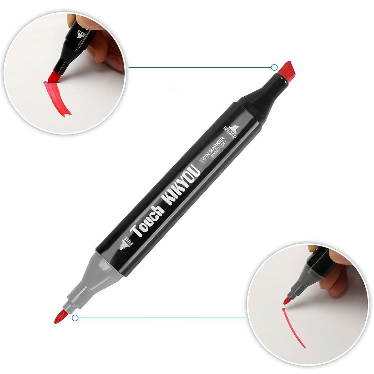 GENERICO - Plumones Artísticos 80 Unid Doble Punta Lettering Mandalas