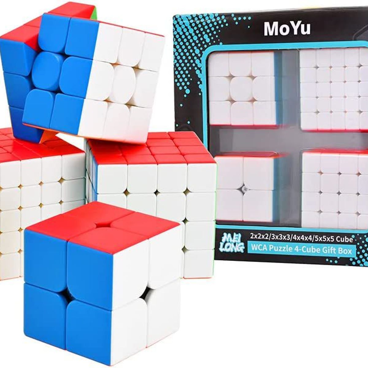 GENERICO - Set De Cubos Mágicos Moyu de 4 piezas