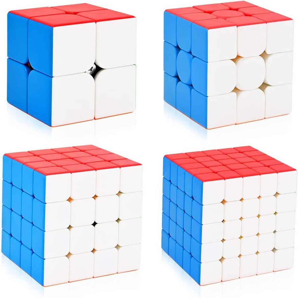 GENERICO - Set De Cubos Mágicos Moyu de 4 piezas