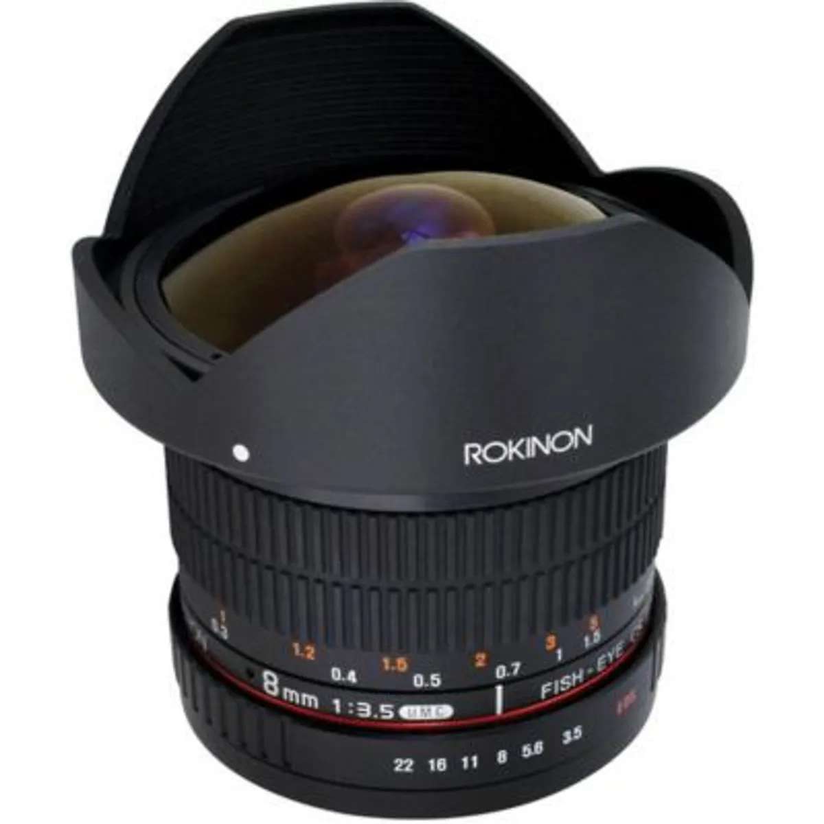 ROKINON - Samyang Rokinon 8mm f/3.5 HD UMC CS II Lente Para Canon - Negro
